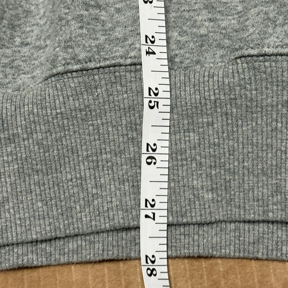 Nike Mock Neck Womens Medium Sweatshirt Heather Gray Athleisure Oversized Comfy - Picture 7 of 12